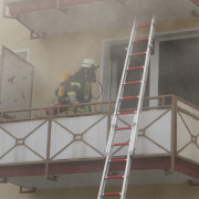 Brand in einem Gebäude