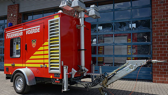 Feuerwehr Voerde - Feuerwehr Anhänger "Strom"